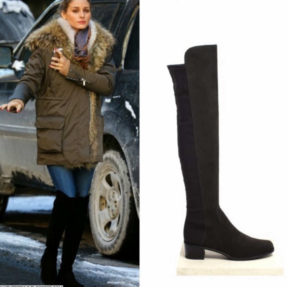 Stuart Weitzman 5050 suede boots Over-the-knee - Picture 2 of 8